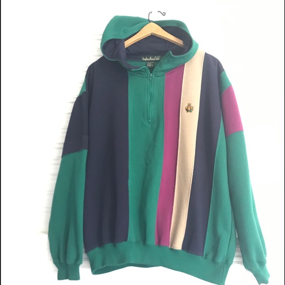 Vintage Other - Vintage Knights of Round Table Zip-Up Sweater Hood